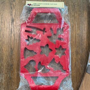 Red One Step Cookie Cutter